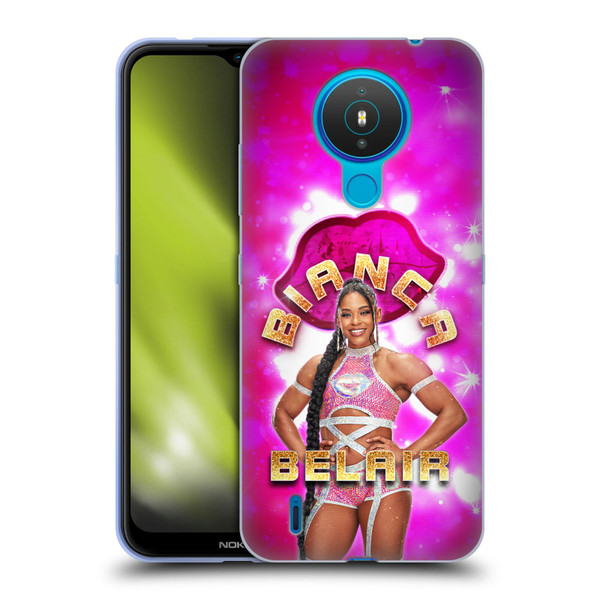 WWE Bianca Belair Portrait Soft Gel Case for Nokia 1.4