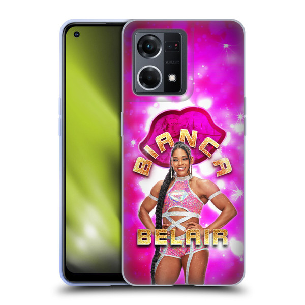 WWE Bianca Belair Portrait Soft Gel Case for OPPO Reno8 4G