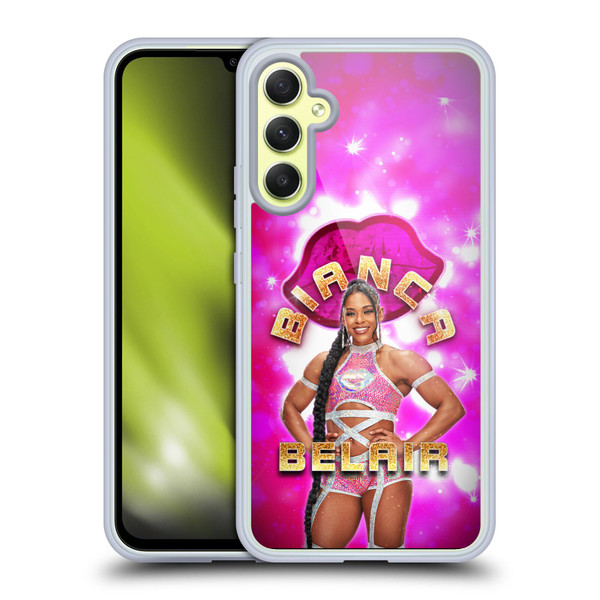 WWE Bianca Belair Portrait Soft Gel Case for Samsung Galaxy A34 5G