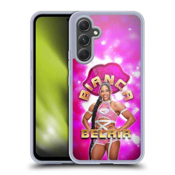 WWE Bianca Belair Portrait Soft Gel Case for Samsung Galaxy A54 5G
