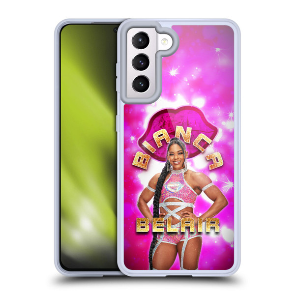 WWE Bianca Belair Portrait Soft Gel Case for Samsung Galaxy S21 5G
