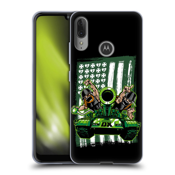 WWE D-Generation X Flag Soft Gel Case for Motorola Moto E6 Plus