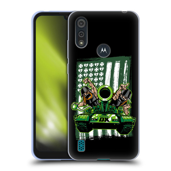 WWE D-Generation X Flag Soft Gel Case for Motorola Moto E6s (2020)
