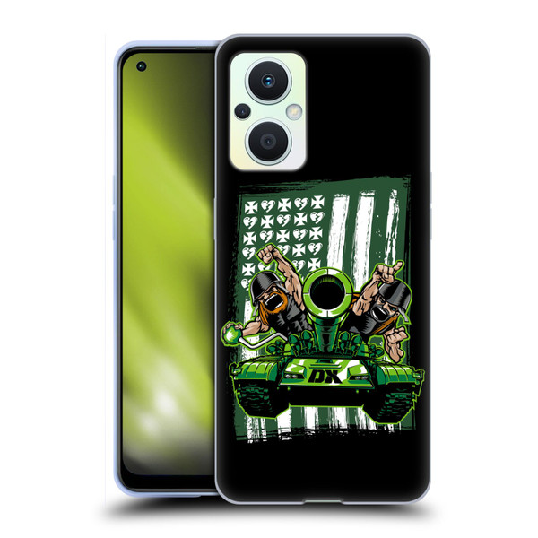 WWE D-Generation X Flag Soft Gel Case for OPPO Reno8 Lite