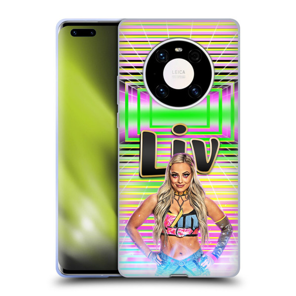WWE Liv Morgan Portrait Soft Gel Case for Huawei Mate 40 Pro 5G