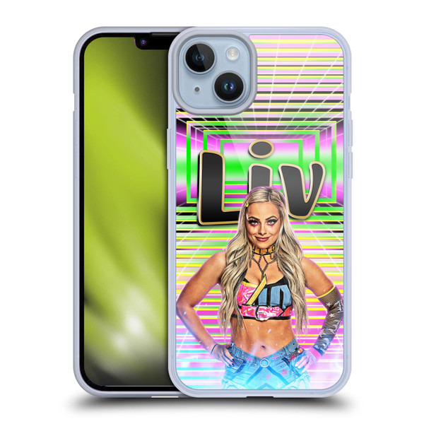 WWE Liv Morgan Portrait Soft Gel Case for Apple iPhone 14 Plus