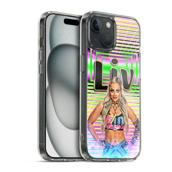 WWE Liv Morgan Portrait Soft Gel Case for Apple iPhone 15 & MagSafe