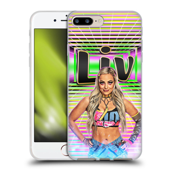 WWE Liv Morgan Portrait Soft Gel Case for Apple iPhone 7 Plus / iPhone 8 Plus & MagSafe