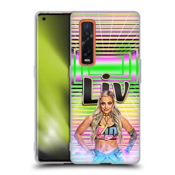 WWE Liv Morgan Portrait Soft Gel Case for OPPO Find X2 Pro 5G