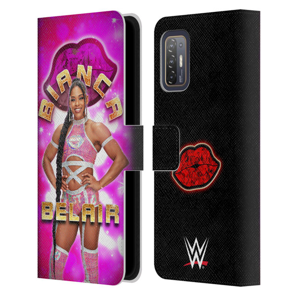 WWE Bianca Belair Portrait Leather Book Wallet Case Cover For HTC Desire 21 Pro 5G