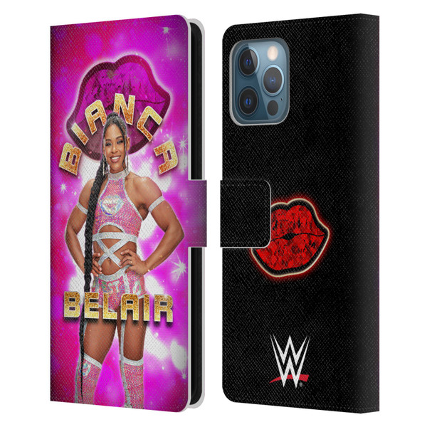 WWE Bianca Belair Portrait Leather Book Wallet Case Cover For Apple iPhone 12 Pro Max
