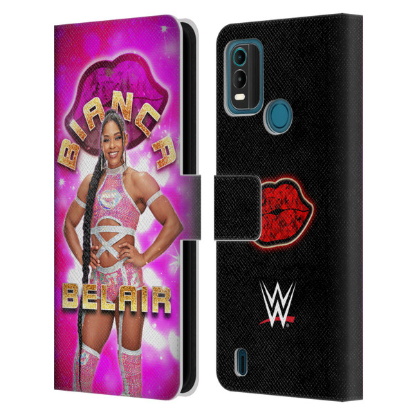 WWE Bianca Belair Portrait Leather Book Wallet Case Cover For Nokia G11 Plus