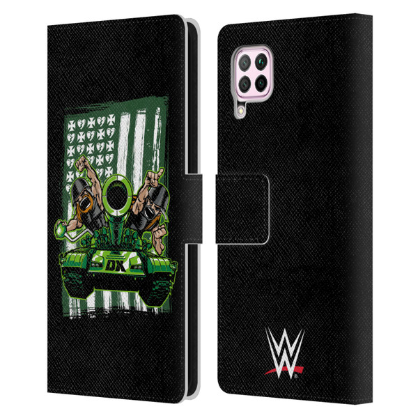 WWE D-Generation X Flag Leather Book Wallet Case Cover For Huawei Nova 6 SE / P40 Lite