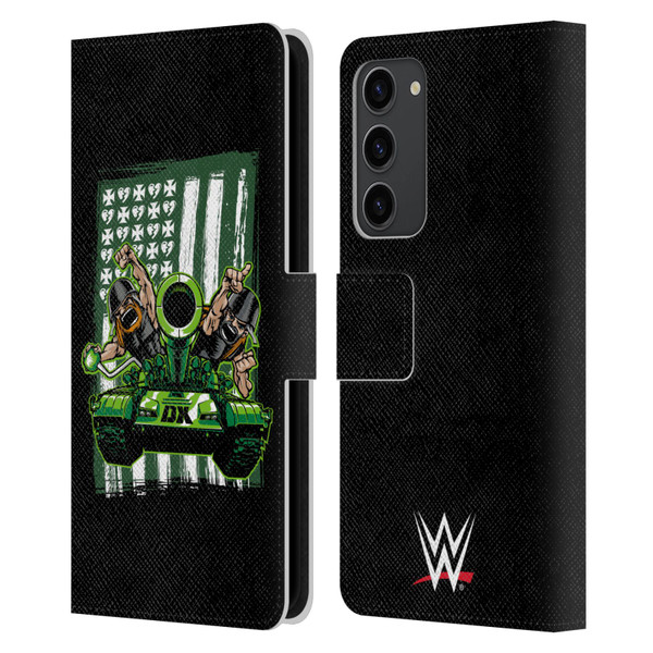 WWE D-Generation X Flag Leather Book Wallet Case Cover For Samsung Galaxy S23+ 5G