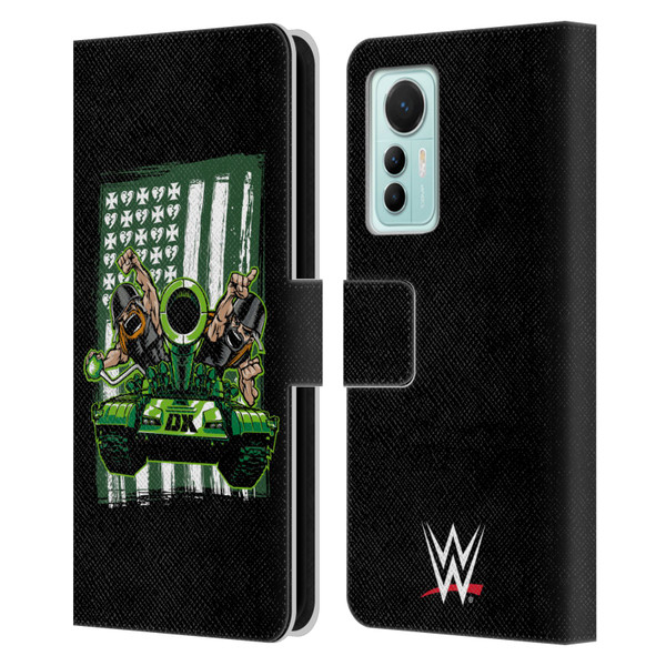 WWE D-Generation X Flag Leather Book Wallet Case Cover For Xiaomi 12 Lite