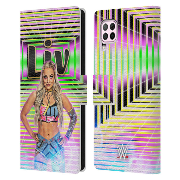 WWE Liv Morgan Portrait Leather Book Wallet Case Cover For Huawei Nova 6 SE / P40 Lite