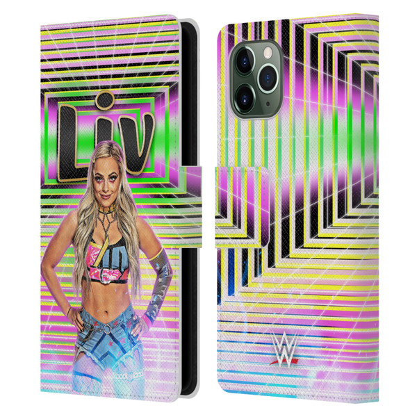 WWE Liv Morgan Portrait Leather Book Wallet Case Cover For Apple iPhone 11 Pro