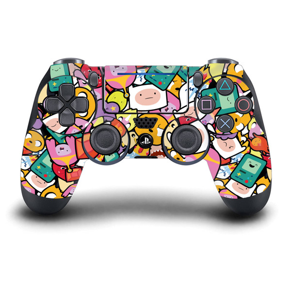 Adventure Time Graphics Pattern Vinyl Sticker Skin Decal Cover for Sony DualShock 4 Controller