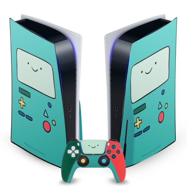 Adventure Time Graphics BMO Vinyl Sticker Skin Decal Cover for Sony PS5 Disc Edition Bundle