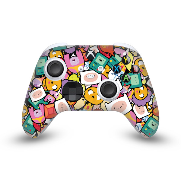 Adventure Time Graphics Pattern Vinyl Sticker Skin Decal Cover for Microsoft Xbox Series X / Series S Controller