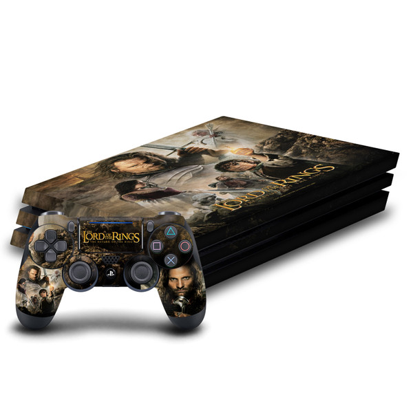 The Lord Of The Rings The Return Of The King Posters Main Characters Vinyl Sticker Skin Decal Cover for Sony PS4 Pro Bundle