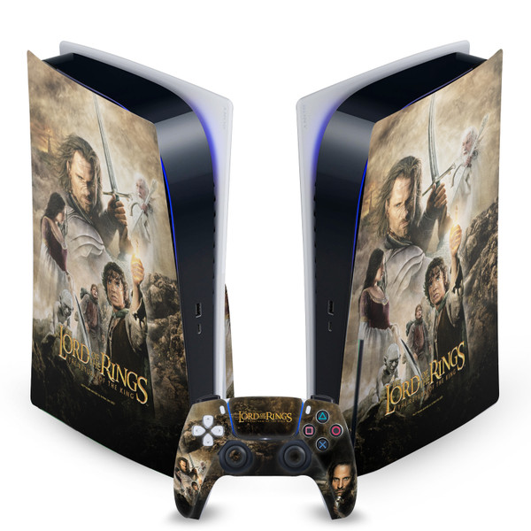 The Lord Of The Rings The Return Of The King Posters Main Characters Vinyl Sticker Skin Decal Cover for Sony PS5 Disc Edition Bundle