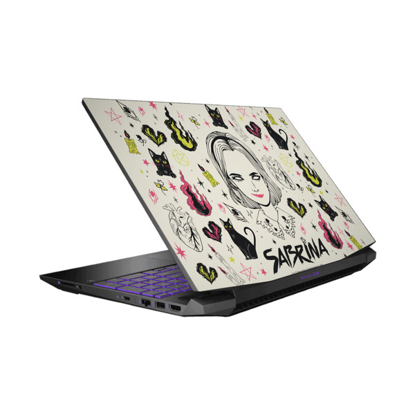 Chilling Adventures of Sabrina Graphics Pattern Illustration Vinyl Sticker Skin Decal Cover for HP Pavilion 15.6" 15-dk0047TX