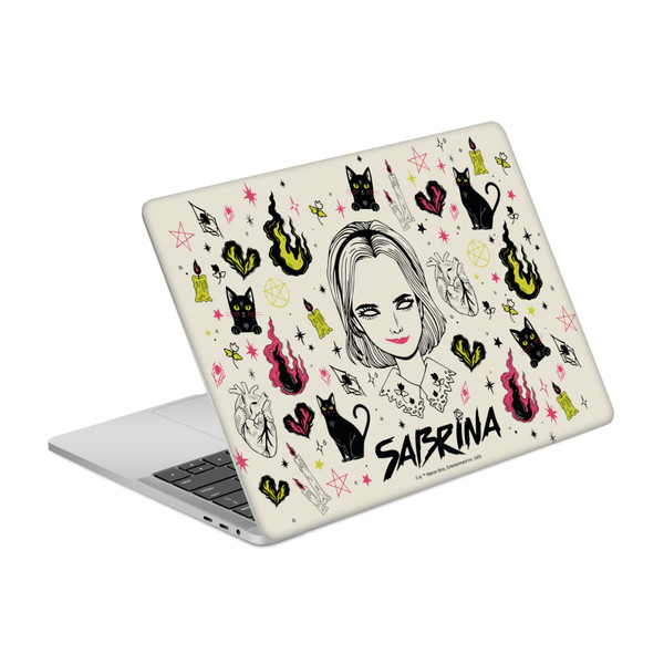 Chilling Adventures of Sabrina Graphics Pattern Illustration Vinyl Sticker Skin Decal Cover for Apple MacBook Pro 13" A1989 / A2159