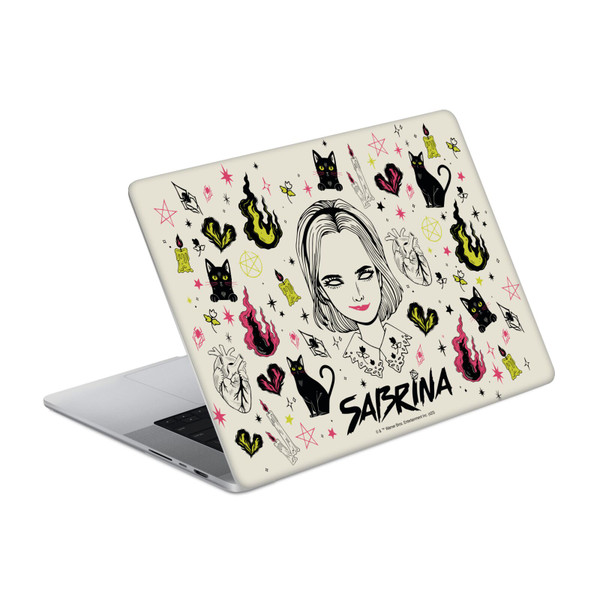 Chilling Adventures of Sabrina Graphics Pattern Illustration Vinyl Sticker Skin Decal Cover for Apple MacBook Pro 16" A2485