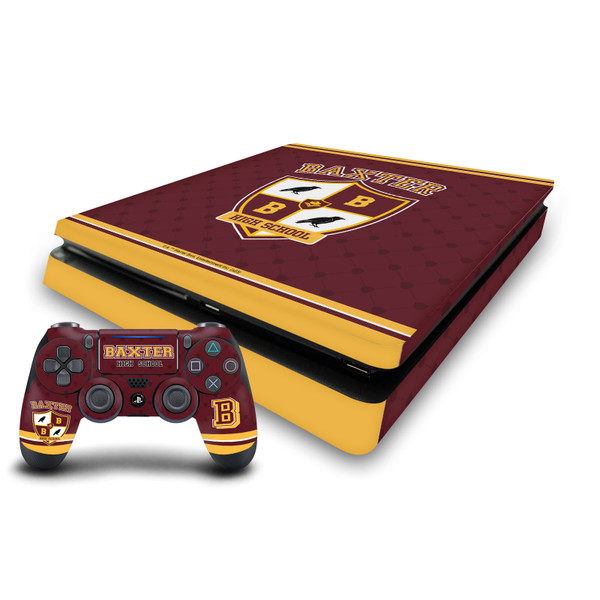 Chilling Adventures of Sabrina Graphics Baxter High Logo Vinyl Sticker Skin Decal Cover for Sony PS4 Slim Console & Controller