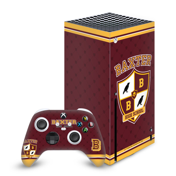 Chilling Adventures of Sabrina Graphics Baxter High Logo Vinyl Sticker Skin Decal Cover for Microsoft Series X Console & Controller