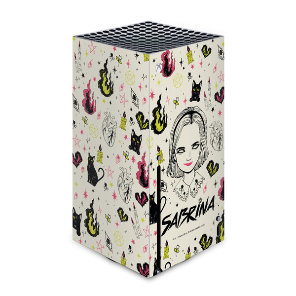 Chilling Adventures of Sabrina Graphics Pattern Illustration Vinyl Sticker Skin Decal Cover for Microsoft Xbox Series X