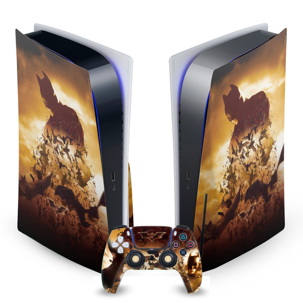 Batman Begins Graphics Poster Vinyl Sticker Skin Decal Cover for Sony PS5 Disc Edition Bundle