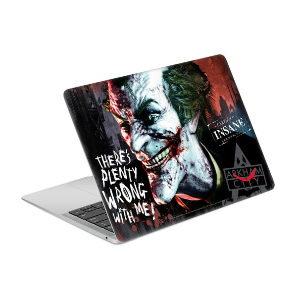 Batman Arkham City Graphics Joker Wrong With Me Vinyl Sticker Skin Decal Cover for Apple MacBook Air 13.3" A1932/A2179