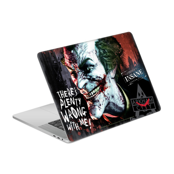 Batman Arkham City Graphics Joker Wrong With Me Vinyl Sticker Skin Decal Cover for Apple MacBook Pro 15.4" A1707/A1990