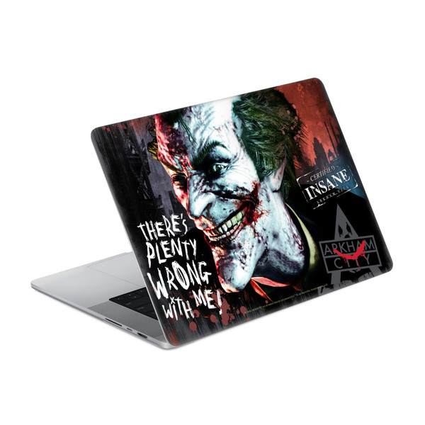 Batman Arkham City Graphics Joker Wrong With Me Vinyl Sticker Skin Decal Cover for Apple MacBook Pro 16" A2485
