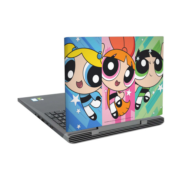 The Powerpuff Girls Graphics Group Oversized Vinyl Sticker Skin Decal Cover for Dell Inspiron 15 7000 P65F