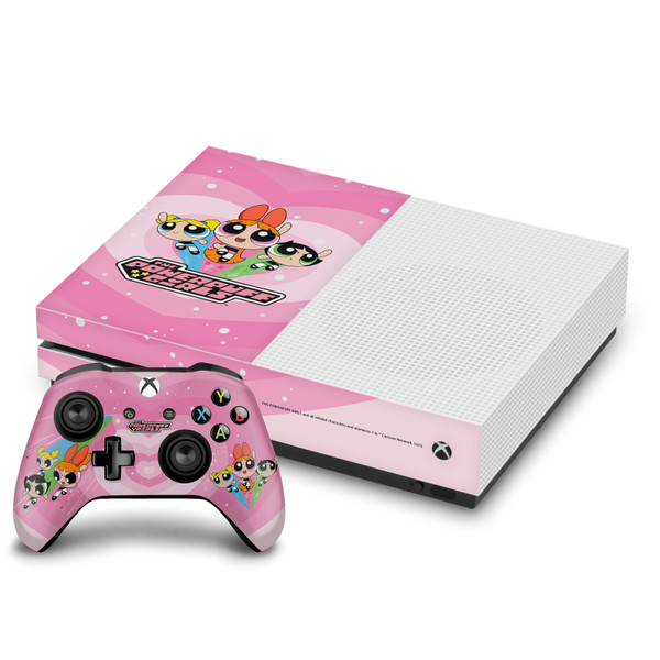 The Powerpuff Girls Graphics Group Vinyl Sticker Skin Decal Cover for Microsoft One S Console & Controller