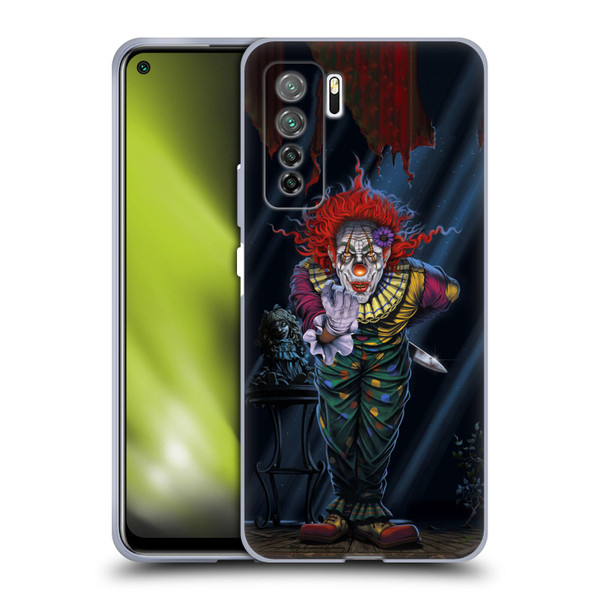 Vincent Hie Graphics Surprise Clown Soft Gel Case for Huawei Nova 7 SE/P40 Lite 5G