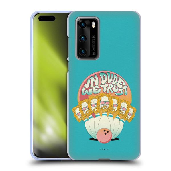 The Big Lebowski Graphics In Dude We Trust Soft Gel Case for Huawei P40 5G
