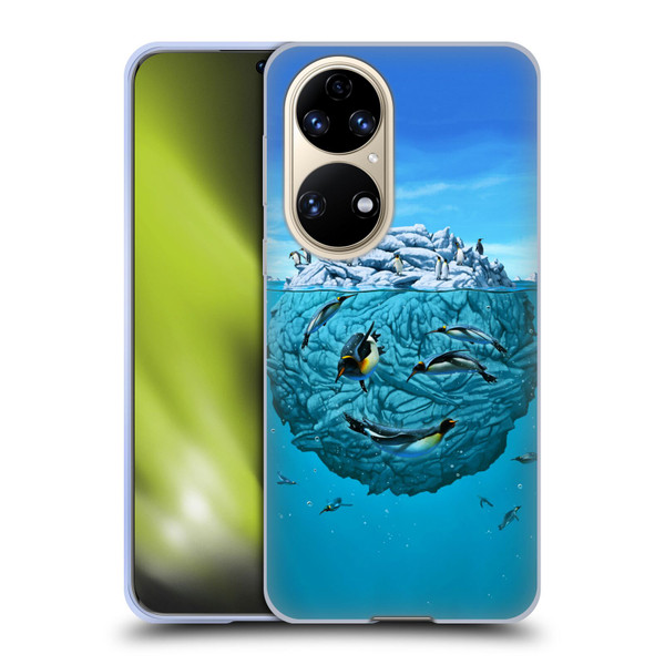 Vincent Hie Graphics Penguin Wink Soft Gel Case for Huawei P50