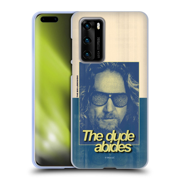 The Big Lebowski Graphics The Dude Abides Soft Gel Case for Huawei P40 5G