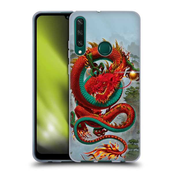 Vincent Hie Graphics Good Fortune Dragon Soft Gel Case for Huawei Y6p
