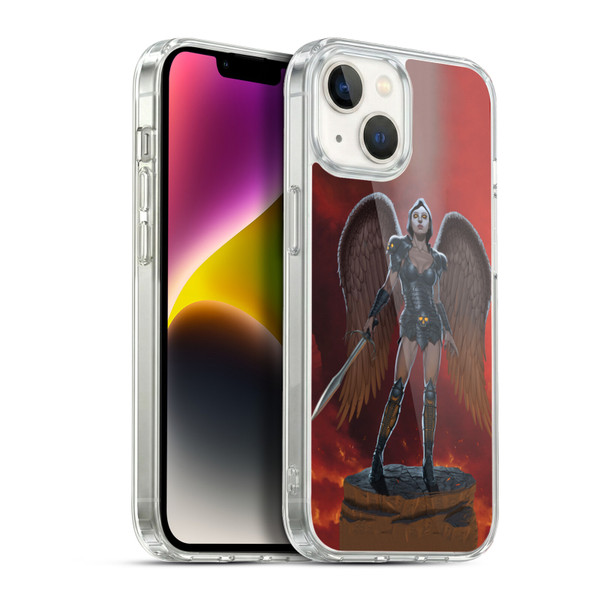 Vincent Hie Graphics Angel Of Vengeance Soft Gel Case for Apple iPhone 14