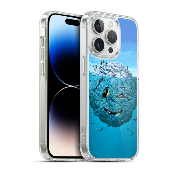 Vincent Hie Graphics Penguin Wink Soft Gel Case for Apple iPhone 14 Pro & MagSafe