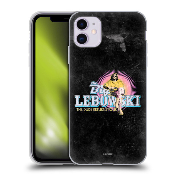 The Big Lebowski Graphics The Dude Returns Soft Gel Case for Apple iPhone 11