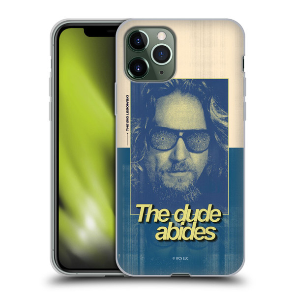 The Big Lebowski Graphics The Dude Abides Soft Gel Case for Apple iPhone 11 Pro