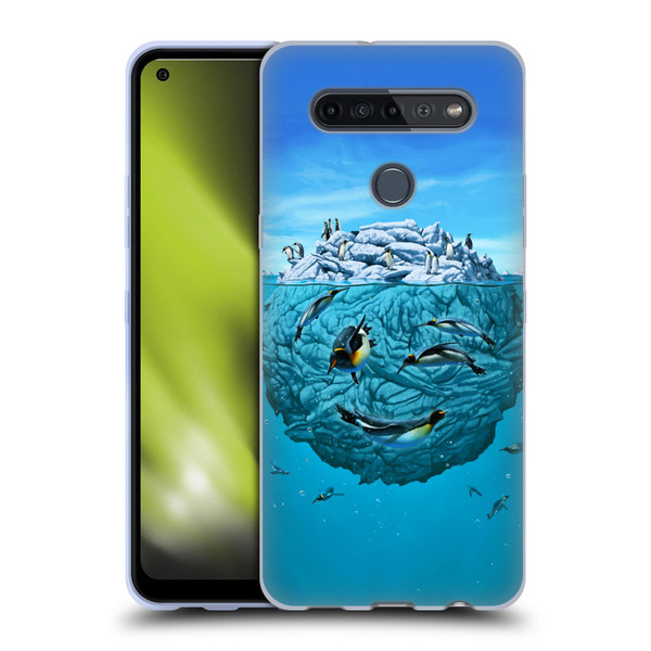 Vincent Hie Graphics Penguin Wink Soft Gel Case for LG K51S