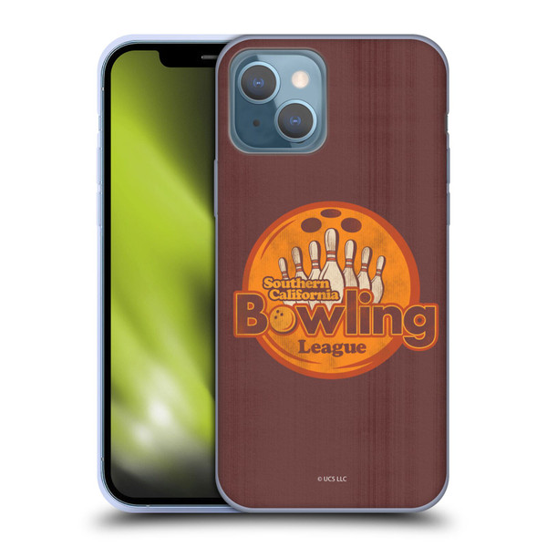 The Big Lebowski Graphics Bowling Soft Gel Case for Apple iPhone 13