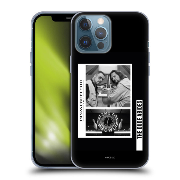 The Big Lebowski Graphics Black And White Soft Gel Case for Apple iPhone 13 Pro Max